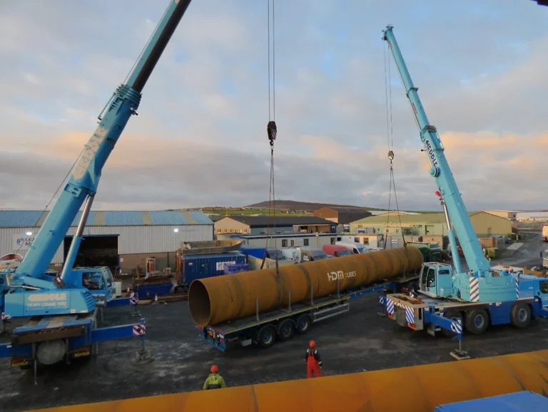 Leask Marine start the first tidal platform build in Orkney